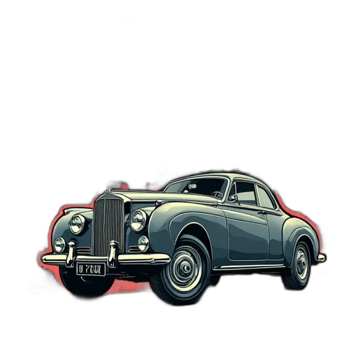 car, photorealistic, concept art, 3d render transparent PNG cut-out