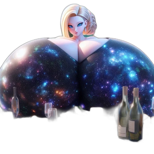 dress, jacket, concept art, fantasy art, 3d render, cartoon, outer space, animated transparent PNG cut-out