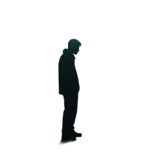 jacket, staff, face, robot transparent PNG cut-out