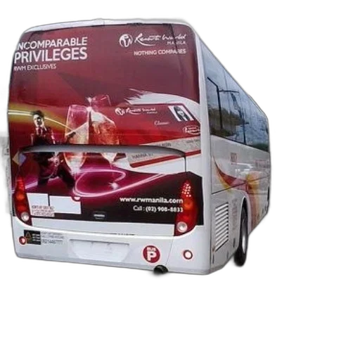 3d render, photorealistic, white, bus, red, orange, accents, displays transparent PNG cut-out