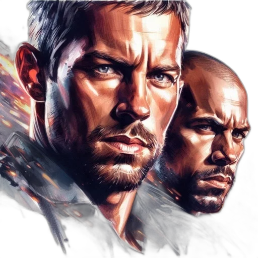 comic book art, photorealistic, concept art, watercolor, fire, digital, painting, features transparent PNG cut-out