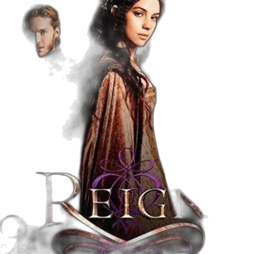 fantasy art, concept art, photorealistic, poster, reign, features, three, characters transparent PNG cut-out
