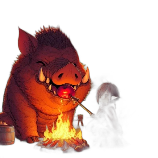 dragon, creature, animal, staff, concept art, fantasy art, pixel art, fire transparent PNG cut-out