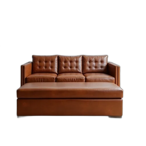 furniture, jacket, crown, 3d render, photorealistic, earth tones, brown, leather transparent PNG cut-out
