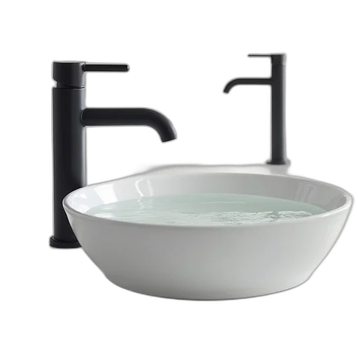 furniture, 3d render, photorealistic, bathworks, line, single, handle, vessel transparent PNG cut-out