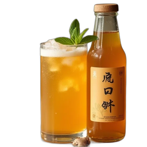food, bottle, photorealistic, 3d render transparent PNG cut-out