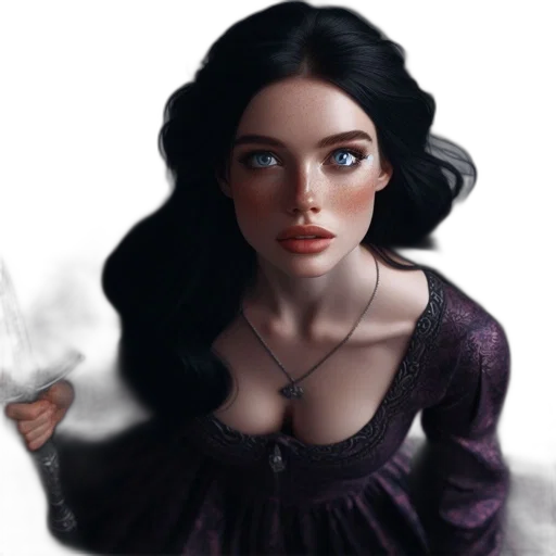 dress, jewelry, face, fantasy art, photorealistic, concept art, oil painting, fire transparent PNG cut-out