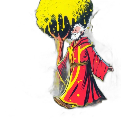 staff, crown, jacket, umbrella, concept art, fantasy art, 3d render, pixel art transparent PNG cut-out