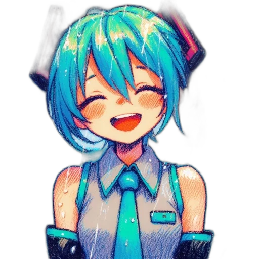 staff, robot, dress, face, anime, pixel art, watercolor, cartoon transparent PNG cut-out
