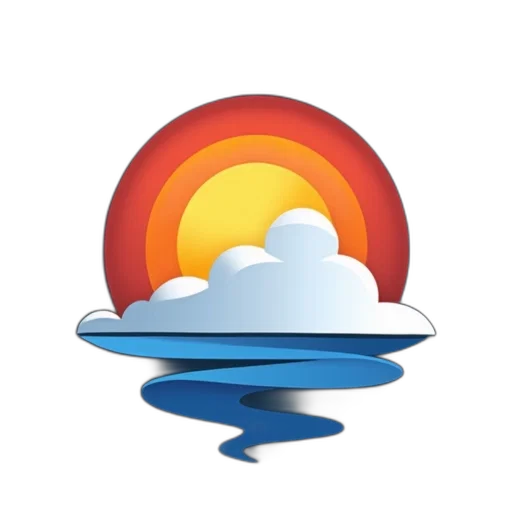 hat, 3d render, pixel art, colorful, logo, first, alert, weather transparent PNG cut-out