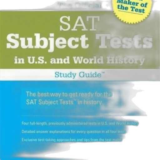 official, sat, subject, tests, world, history, study, guide transparent PNG cut-out