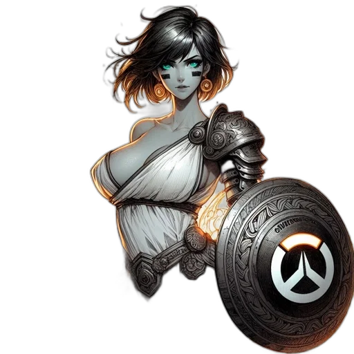 weapon, car, concept art, comic book art, fantasy art, cyberpunk, female, character transparent PNG cut-out