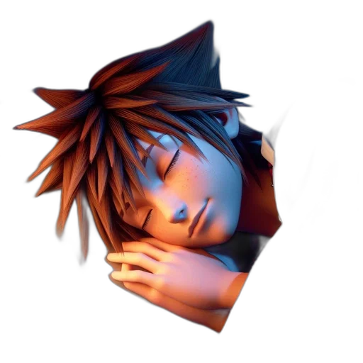 mask, face, hat, creature, 3d render, concept art, vaporwave, photorealistic transparent PNG cut-out