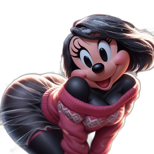 animal, jacket, hair, flower, 3d render, concept art, cartoon, photorealistic transparent PNG cut-out