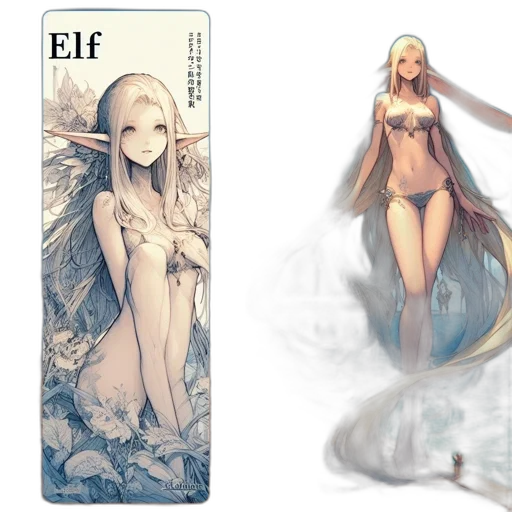fantasy art, concept art, comic book art, anime, earth tones, monochrome, pastel, two transparent PNG cut-out