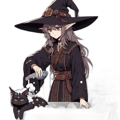 staff, hat, mask, weapon, concept art, pixel art, fantasy art, anime transparent PNG cut-out
