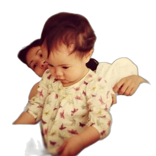 photorealistic, oil painting, pencil sketch, watercolor, baby, floral, onesie, sits transparent PNG cut-out