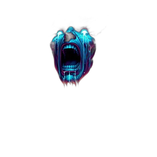 creature, mask, face, staff, pixel art, concept art, fantasy art, 3d render transparent PNG cut-out