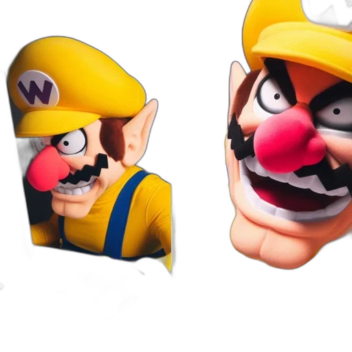 mask, face, hat, 3d render, concept art, pixel art, photorealistic, mario transparent PNG cut-out
