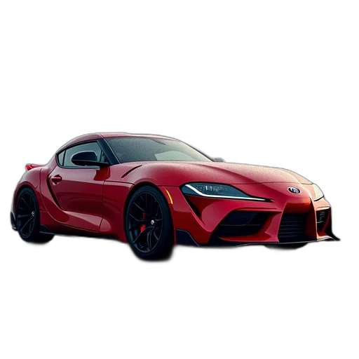 car, weapon, 3d render, photorealistic transparent PNG cut-out