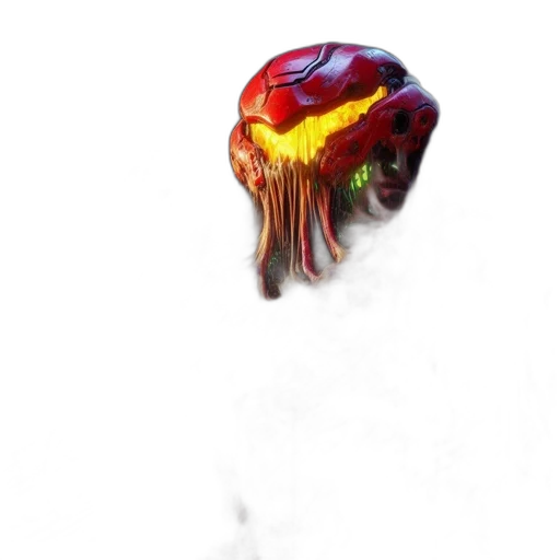 creature, hair, animal, dragon, concept art, photorealistic, 3d render, fantasy art transparent PNG cut-out