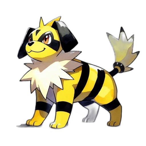 animal, creature, staff, concept art, 3d render, pixel art, golden, monochrome transparent PNG cut-out