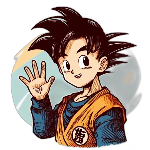 cartoon, comic book art, anime, concept art, animated, character, spiky, black transparent PNG cut-out
