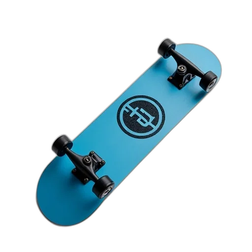 weapon, blue, skateboard, black, grip, tape, top, surface transparent PNG cut-out