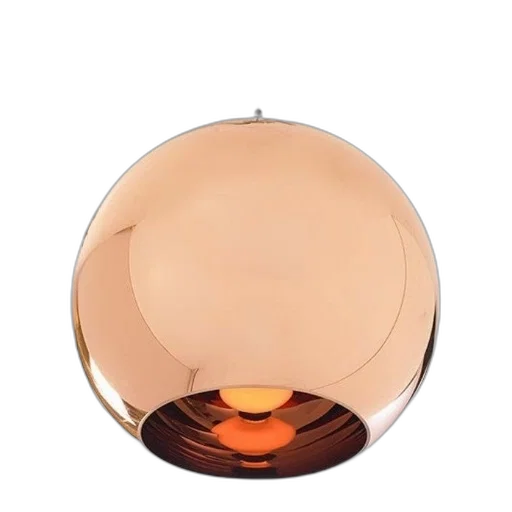 jewelry, crown, furniture, modern, copper-colored, spherical, pendant, light transparent PNG cut-out