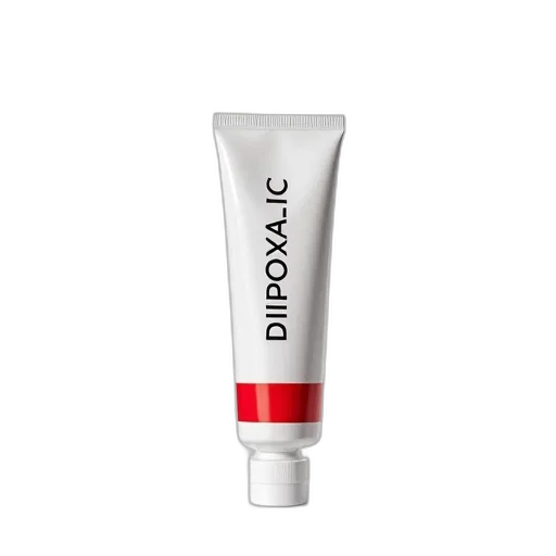 bottle, white, tube, toothpaste, red, label, word, diproxalic transparent PNG cut-out