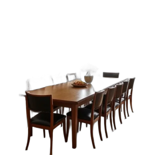 furniture, staff, 3d render, photorealistic, concept art, earth tones, spacious, dining transparent PNG cut-out