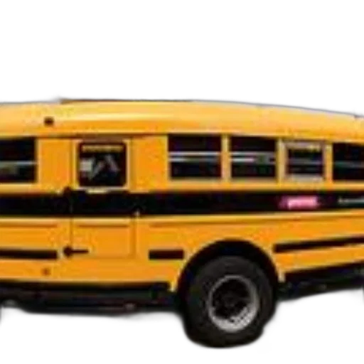 car, staff, 3d render, concept art, photorealistic, yellow, school, bus transparent PNG cut-out