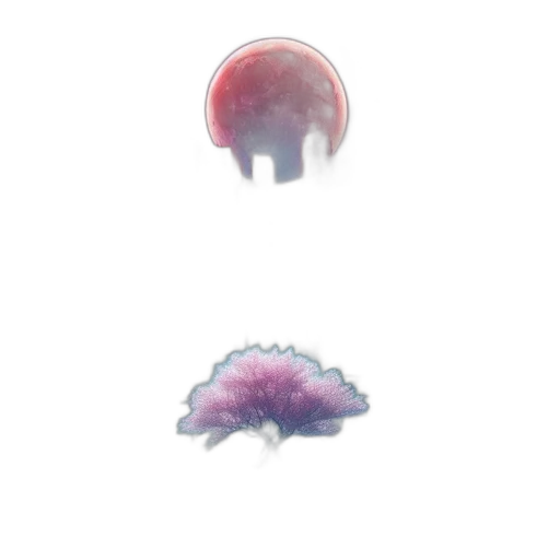 crown, hat, umbrella, tree, concept art, anime, 3d render, watercolor transparent PNG cut-out
