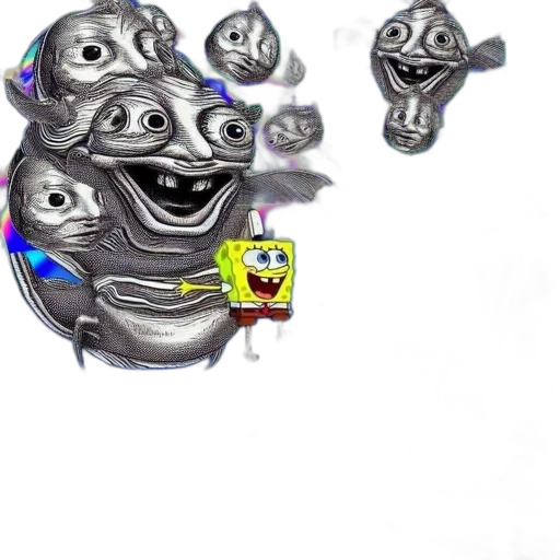 mask, robot, creature, face, 3d render, concept art, photorealistic, pixel art transparent PNG cut-out