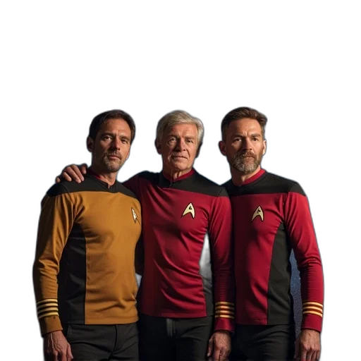 staff, concept art, outer space, red, blanket, star, trek, crew transparent PNG cut-out