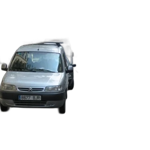 car, 3d render, photorealistic, silver, license, plate, 8677, bjr transparent PNG cut-out