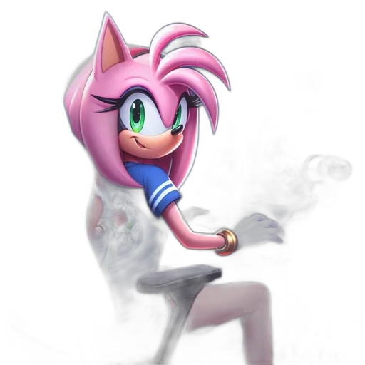 staff, creature, animal, concept art, fantasy art, cartoon, pixel art, enthusiastic transparent PNG cut-out