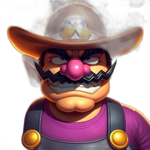 mask, staff, hat, face, concept art, 3d render, fantasy art, pixel art transparent PNG cut-out