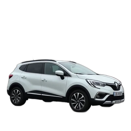 car, white, renault, suv, parked, next, hatchback, parking transparent PNG cut-out