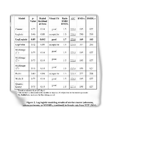 scientific, table, showing, model, results, study, female, rats transparent PNG cut-out