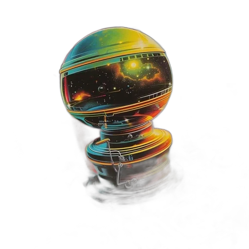 jewelry, robot, 3d render, photorealistic, concept art, fantasy art, outer space, vibrant transparent PNG cut-out