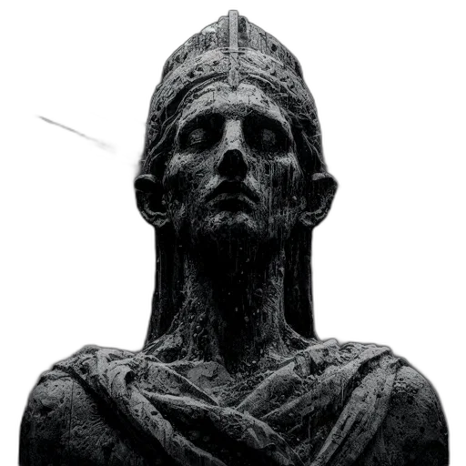 sword, face, staff, crown, concept art, photorealistic, 3d render, pencil sketch transparent PNG cut-out