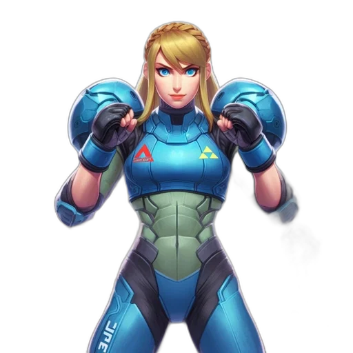 robot, weapon, concept art, comic book art, pixel art, fantasy art, blue, woman transparent PNG cut-out