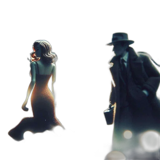 hat, concept art, comic book art, 3d render, watercolor, underwater, neon lights, city street transparent PNG cut-out
