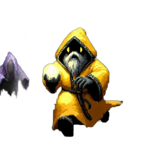 mask, staff, creature, weapon, concept art, pixel art, 3d render, fantasy art transparent PNG cut-out
