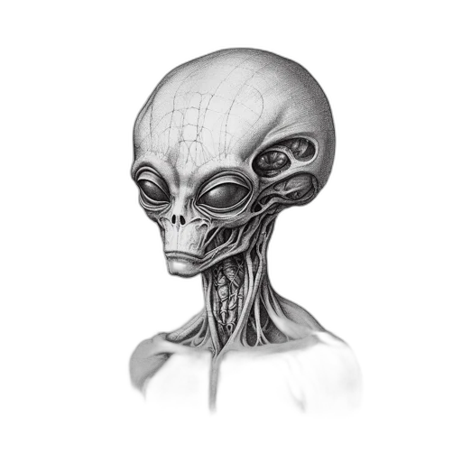 face, creature, robot, mask, concept art, photorealistic, pencil sketch, fantasy art transparent PNG cut-out