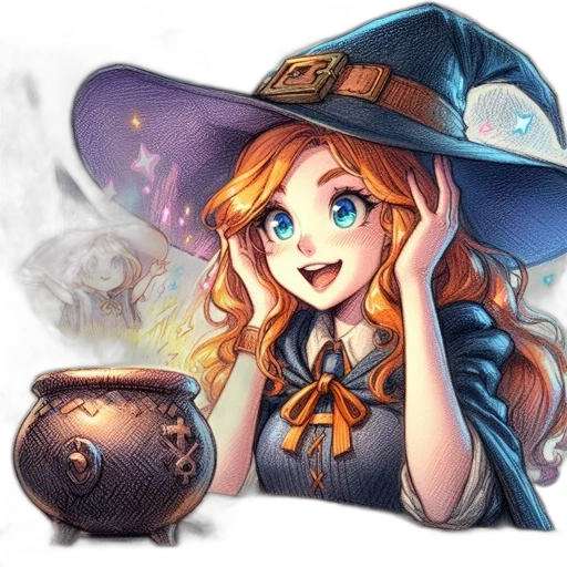 hat, staff, crown, weapon, fantasy art, concept art, anime, pixel art transparent PNG cut-out