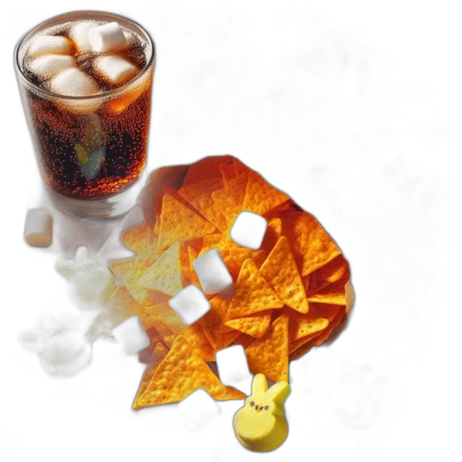 food, 3d render, image, features, table, setting, displaying, glass transparent PNG cut-out