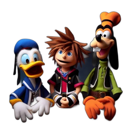 jacket, staff, animal, 3d render, concept art, cartoon, donald, duck transparent PNG cut-out