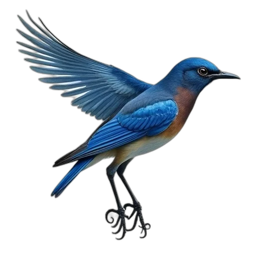 staff, animal, jewelry, 3d render, photorealistic, concept art, fantasy art, blue transparent PNG cut-out